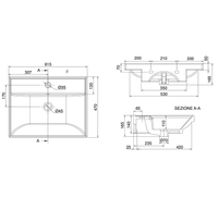 Товар: Раковина Scarabeo ML подвесная или полувстраиваемая с переливом с одним отверстием цвет белый арт-3004 - фото 7 Раковина Scarabeo ML подвесная или полувстраиваемая с переливом с одним отверстием цвет белый арт-3004 — фото 7, Раковины подвесные