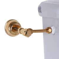 RICAMBI Подводка для бачка WC с запорным краном, золото 20517 — фото 1, Комплектующие для туалета