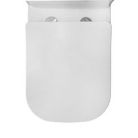 Унитаз-компакт Azario ANTEO SQUARE 385х630х820 напольный, безободковый, с быстросъемным сиденьем микролифт арт-AZ-1218A — фото 6, Напольные унитазы