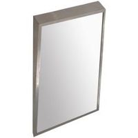 Наклонное зеркало без регулировки Нержавеющая сталь 08053.S — фото 1, Зеркала в ванную комнату