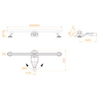 Душевой трап RGW SDR-51S 76215180-13 — фото 1, Трапы для душа