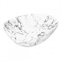 Раковина чаша Maretti EN13NS87-740MR, белый мрамор — фото 1, Раковины накладные