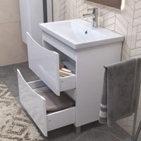 Товар: Тумба под раковину VIGO Glem 70 напольная белый (323) - фото 3 Тумба под раковину VIGO Glem 70 напольная белый (323) — фото 3, Тумбы под раковину