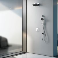 Ручной душ Ø135мм, 4 режима, слайдер, Хром арт-AQM8503CR — фото 2, Лейки для душа