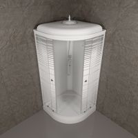 ДК Полосы 90*90 А (7 мест+сифон D90) арт-Щ0000061842 — фото 13, Душевые кабины