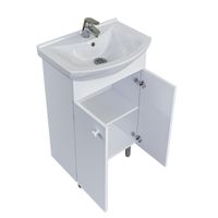 Товар: Комплект Grossman "ЭКО-60" 3 в 1 2-х дверн. белый, 2 места арт-106051-2 - фото 7 Комплект Grossman "ЭКО-60" 3 в 1 2-х дверн. белый, 2 места арт-106051-2 — фото 7, Комплекты мебели для ванной