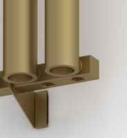 Отопительный радиатор Сунержа Кумир-0 EU50 правый 500х190 3 секции Матовое золото арт-032-0351-5003 — фото 2, Радиаторы отопления