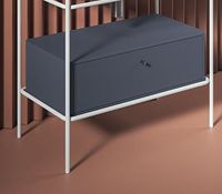 Ящик выдвижной деревянный Artceram Fuori Scala для металлической консоли цвет musk ACM040 58 — фото 1, Комплектующие для мебели в ванной