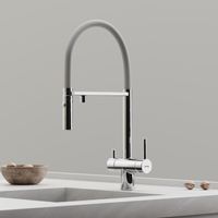 Смеситель для кухни SANCOS Imola с возможностью подключения фильтра для воды, цвет хром с белым изливом, арт. арт-SC4010CHwh — фото 7, Смесители для кухни