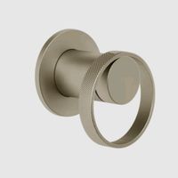 Смеситель для душа, Gessi, Anello, на 1 потребитель, тип открывания воды-однорычажный, тип регулирования воды-керамический картридж, монтаж-настенный встраиваемый, отверстия для монтажа-1, внутренняя часть-необходимо заказать, цвет-Finox Brushed Nickel арт-63409.149 — фото 2, Смеситель для душа