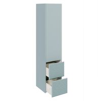 Шкаф-пенал подвесной PARMA 35 /мята/правый/ AQUA DE MARCO 3035MINTPAR — фото 2, Шкафы для ванной