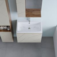 Товар: Тумба под раковину подвесная Бриклаер КРИСТАЛЛ латте, 70 см 4627125416934 - фото 5 Тумба под раковину подвесная Бриклаер КРИСТАЛЛ латте, 70 см 4627125416934 — фото 5, Тумбы с раковиной