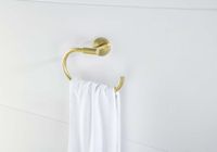 Товар: AQ4221BG ОБЕРОН полотенцедержатель овальный, шлиф. золото - фото 3 AQ4221BG ОБЕРОН полотенцедержатель овальный, шлиф. золото — фото 3, Полотенцедержатели