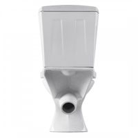 Унитаз-компакт "Ультра" косой выпуск с кнопочной арматурой и сиденьем,крап на белом арт-1P4013S0100BF — фото 5, Напольные унитазы