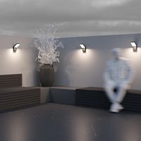 Настенный светильник (бра) Outdoor O595WL-L12B3K — фото 11, Уличное освещение