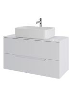 Товар: Orange Line Li-100TuwMDF+B07-600W тумба с раковиной подвесная 100 см, белый Li-100TuwMDF+B07-600W - фото 6 Orange Line Li-100TuwMDF+B07-600W тумба с раковиной подвесная 100 см, белый Li-100TuwMDF+B07-600W — фото 6, Тумбы с раковиной