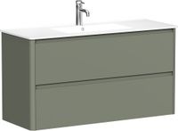 Тумба под раковину Allen Brau Gravity 120 1.370011.CGM олива матовый — фото 1, Тумбы под раковину