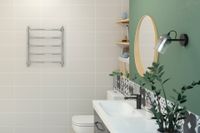 Полотенцесушитель водяной Стилье Версия-Н2 600х500 (5) Г 18 Белый 12622-6050 — фото 2, Водяные полотенцесушители