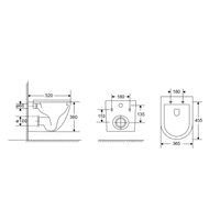 Товар: Унитаз подвесной Grossman GR-4411BMSQ (520х360х375) безободковый,смыв торнадо,черный матовый с тонкой крышкой,микролифт,1 место - фото 8 Унитаз подвесной Grossman GR-4411BMSQ (520х360х375) безободковый,смыв торнадо,черный матовый с тонкой крышкой,микролифт,1 место — фото 8, Подвесные унитазы