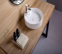 Товар: Умывальник CeramaLux арт-9008B - фото 2 Умывальник CeramaLux арт-9008B — фото 2, Раковины накладные