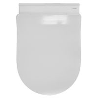 Унитаз подвесной Azario Pavia 530х355х360 безободковый, с ультратонким сидением микролифт арт-AZ-2142 — фото 5, Подвесные унитазы