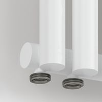 Отопительный радиатор Сунержа Эстет-1 EU50 левый 1200х225 5 секций Матовый белый арт-30-0310-1205 — фото 1, Радиаторы отопления