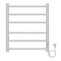 Полотенцесушитель электрический AZARIO PARMA 500/600 6 секций, диммер справа, белый арт-AZ10856W — фото 1, Электрические полотенцесушители