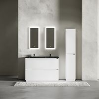 Тумба под раковину SANCOS Libra Floor напольная, 1190х450х840, c двумя ящиками оснащенными доводчиками, белый глянец , арт. LB120F-1W LB120F-2W — фото 9, Тумбы под раковину