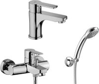 Товар: Набор смесителей Paffoni Red 3 в 1 (сет 3) 00255121 - фото 9 Набор смесителей Paffoni Red 3 в 1 (сет 3) 00255121 — фото 9, Готовые комплекты для ванной комнаты