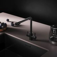 F85B05722 X-Joy S, смеситель для кухни с L-изливом с каналом для питьевой воды, черный — фото 3, Смесители для кухни