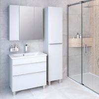 Тумба напольная AXIOMA 80 /2 ящ/ AQUA DE MARCO 2080WGAXI/F — фото 8, Тумбы под раковину