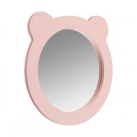Зеркало КАСПЕР МИШКА , круглое, розовый матовый арт-1A283302CR1E0 — фото 2, Зеркала в ванную комнату