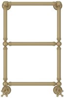 Полотенцесушитель водяной Сунержа Ренессанс 1304 660х400 Матовое золото арт-032-0280-6640 — фото 1, Водяные полотенцесушители