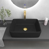 Товар: Раковина Grossman GR-3016BM (480х370х130) черная матовая,1 место - фото 2 Раковина Grossman GR-3016BM (480х370х130) черная матовая,1 место — фото 2, Раковины