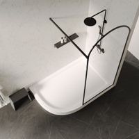 Товар: Душевой поддон ABBER AD3E120 R 120х90 асимметричный, акриловый, белый - фото 6 Душевой поддон ABBER AD3E120 R 120х90 асимметричный, акриловый, белый — фото 6, Акриловые душевые поддоны