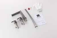 Смеситель ABBER Perfekte 316 AF8A08BST для раковины, сталь брашированная — фото 2, Смесители для раковины