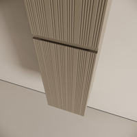 Шкаф-пенал подвесной SANCOS Code, 350х350х1650 мм, цвет серо- бежевый, арт. арт-PCD35GB — фото 2, Пеналы для ванной комнаты