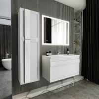 Товар: Комплект мебели для ванной Бриклаер БЕРЛИН 100BB, белый - фото 5 Комплект мебели для ванной Бриклаер БЕРЛИН 100BB, белый — фото 5, Комплекты мебели для ванной