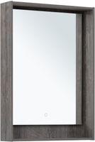 Зеркало Aquanet Милан 60 дуб рошелье арт-00336393 — фото 1, Зеркала в ванную комнату