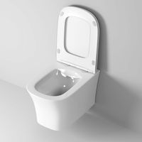 Унитаз подвесной Grossman Style (485х355х350) безободковый,белый с тонкой крышкой,микролифт,1 место арт-GR-4474S — фото 3, Подвесные унитазы