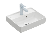 Товар: Раковина, Villeroy&Boch, Collaro, ширина, мм-450, глубина, мм-370, тип установки-настенный, отверстия для смесителя-1, материал-TitanCeram, цвет-альпийский белый, компактная арт-43344601 - фото 1 Раковина, Villeroy&Boch, Collaro, ширина, мм-450, глубина, мм-370, тип установки-настенный, отверстия для смесителя-1, материал-TitanCeram, цвет-альпийский белый, компактная арт-43344601 — фото 1, Раковины подвесные