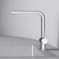 F8F05700 Func, смеситель для кухни с L-изливом с каналом для питьевой воды, хром — фото 6, Смесители для кухни