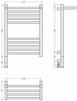 Товар: Полотенцесушитель электрический Сунержа Богема 3.1 с полкой 600х400 МЭМ левый Состаренная бронза 05-6006-6040 - фото 3 Полотенцесушитель электрический Сунержа Богема 3.1 с полкой 600х400 МЭМ левый Состаренная бронза 05-6006-6040 — фото 3, Электрические полотенцесушители