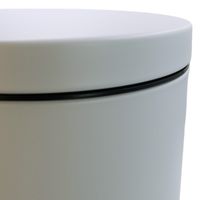 GIFORTES Ведро д/мусора 5 литров круглое, с крышкой SOFT CLOSE, белый матовый арт-32671 — фото 8, Мусорные ведра