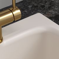 Смеситель Reflexion Lago RX9902GD для кухни с гибким изливом и подключением к фильтру, брашированное золото — фото 46, Смесители для кухни