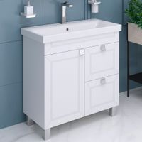 Тумба напольная OSTIN 80 /1дв+2ящ/ AQUA DE MARCO 2080WCOST/1 — фото 1, Тумбы под раковину