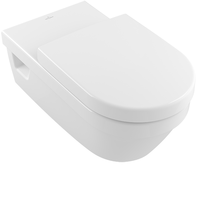 Товар: Унитаз, Villeroy&Boch, ViCare, безободковый (с открытым смывным краем), тип установки-подвесной, ширина, мм-370, глубина, мм-700, высота, мм-325, форма чаши-овальная, выпуск-горизонтальный, материал-керамика, сиденье-необходимо заказать, без креплений, цвет-альпийский белый арт-5649R001 - фото 1 Унитаз, Villeroy&Boch, ViCare, безободковый (с открытым смывным краем), тип установки-подвесной, ширина, мм-370, глубина, мм-700, высота, мм-325, форма чаши-овальная, выпуск-горизонтальный, материал-керамика, сиденье-необходимо заказать, без креплений, цвет-альпийский белый арт-5649R001 — фото 1, Подвесные унитазы