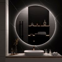 Зеркало с LED-подсветкой MILAN (140) круглое /AQUA DE MARCO MIL140 — фото 2, Зеркала в ванную комнату
