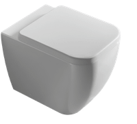 Комплект унитаз HATRIA BIANCA подвесной с сиденьем с крышкой с плавным опусканием цвет белый арт-Y1X401 Y1VB01 — фото 1, Подвесные унитазы