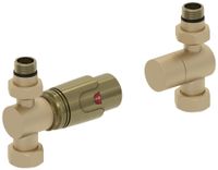 Терморегулятор Терморегулятор автоматический Сунержа прямой (G 1/2" НР х G 3/4" НГ) Матовая шампань арт-022-1420-0001 — фото 3, Комплектующие для полотенцесушителей